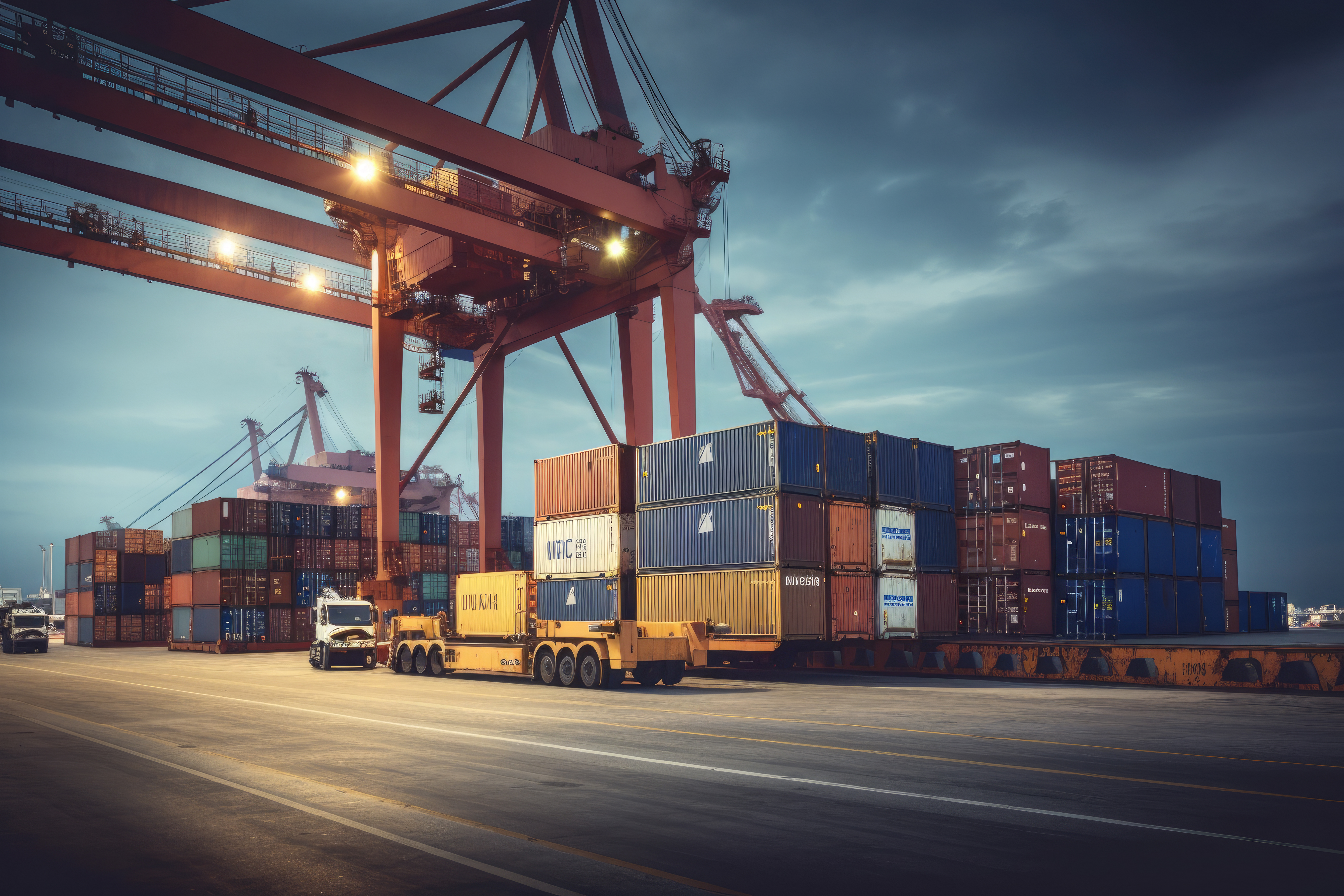 Containerlogistik im Terminalbereich